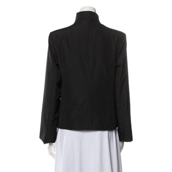 Fendi Authentic Vintage 90’s Solid Black Zip Up Long Sleeve Windbreaker Jacket - Picture 3 of 7